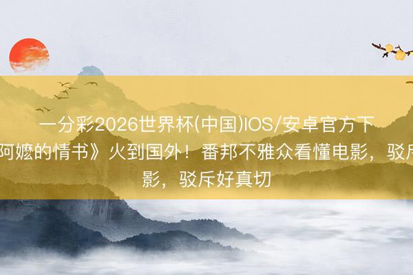 一分彩2026世界杯(中国)IOS/安卓官方下载 《给阿嬷的情书》火到国外！番邦不雅众看懂电影，驳斥好真切